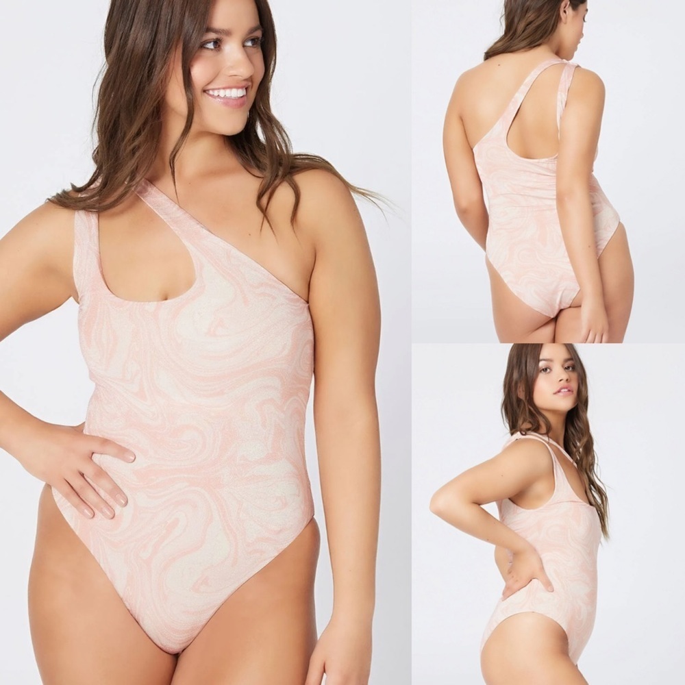 NWT L*Space Shimmer Phoebe one piece swimsuit